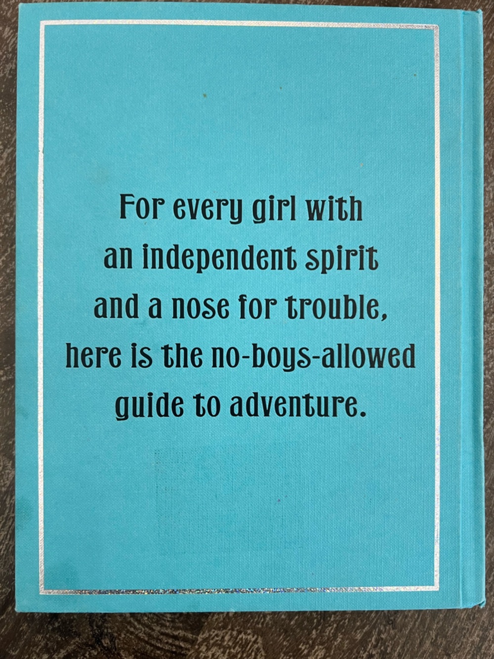 The Daring Book for Girls - Turquoise Hardcover - Picture 4 of 5